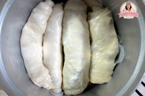 אמירה לשבת - נאות אפקה - בצק של ג'חנון עבודת יד. 2